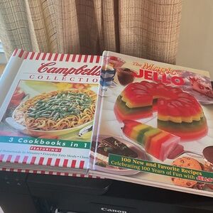 Campbell’s Soup and Jello hardback cookbooks